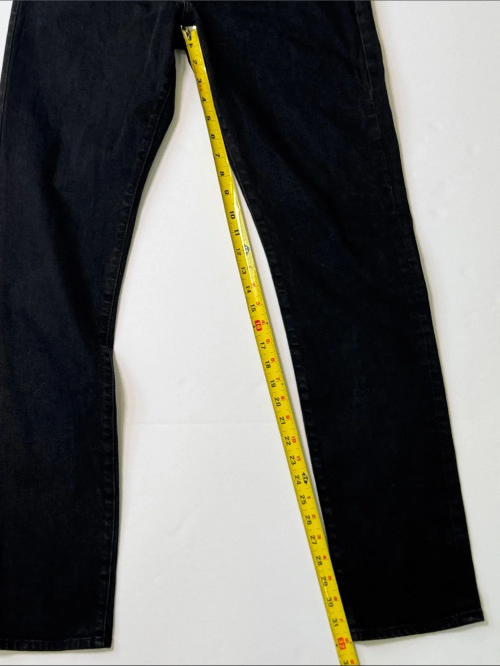 BUCK MASON Selvedge Slim Fit Black Jeans Button Fly Classic Stretch Men's 33 - Picture 11 of 14